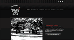 Desktop Screenshot of crossridgeranch.com